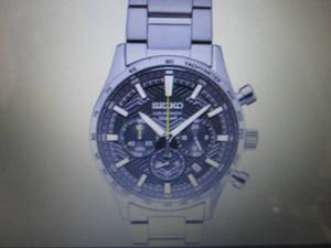 lot 285 image: Seiko Mens Essentials Black Dial S...