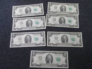 lot 295 image: 4 Sequential, 3 Nonsequential Uncir...