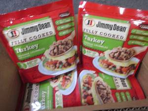 lot 323 image: AA 6-9.6 oz Jimmy Dean FROZEN Turke...