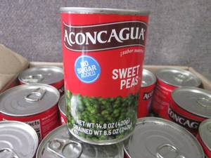 lot 406 image: 12- 14.8 oz Aconcagua Sweet Peas...
