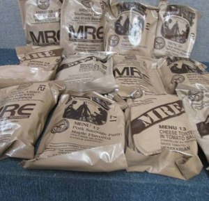 lot 234 image: Sealed Case of 12 MREs Meal Ready ...