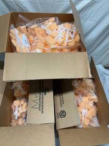 Sponge Sticks - Orange Size 3 Boxes Bagged - Qty Unknown