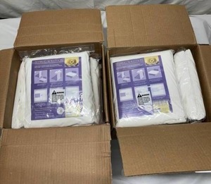MSRP $400 - Bedbug Solutions Zippered mattress and bed spring cover Size Ref # 121465 QTY 6 Lot of 2 (12 pcs total)