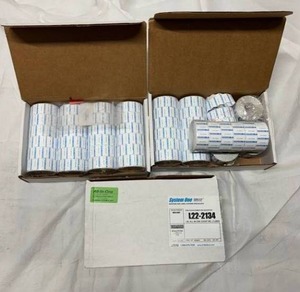 System One Label LBL All in One Event Rel 2 Lines Size Ref # L22-2134 QTY Lot of 3 - 60 Rolls