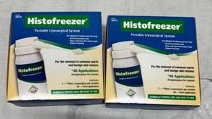 MSRP $1100 - Histofreeze Portable Cryosurgical System Ref # 40T1C QTY 1 Lot of 2 (Two boxes total) Cryo Freeze Kits