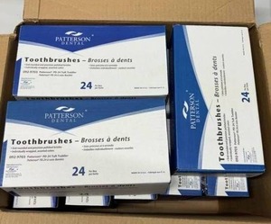 Patterson Dental Toothbrushes Ref # 929703 QTY 24 Lot of 12 (288 pcs total)