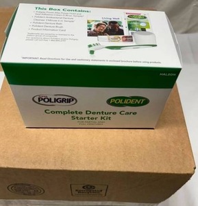 Super Poligrip Complete Denture Care Starter Kit QTY 1 Lot of 12