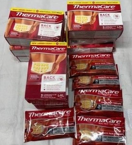 ThermaCare Back Pain Therapy Size LXL Lot of 9 Boxes