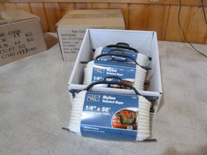 lot 68 image: 3 Spools of Reese Nylon Twisted Rope