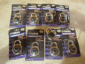 lot 83 image: 9 Sterling Pro Combination Locks