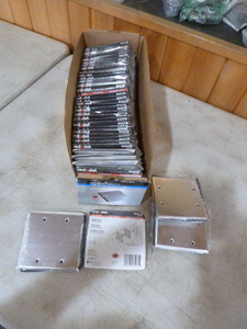 lot 87 image: Box of Red Dot Two Gang Blank Covers