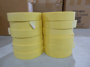 lot 97 image: 12 Rolls of Blue Dolphin Masking Tape