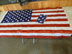 lot 117 image: 2 US Flags