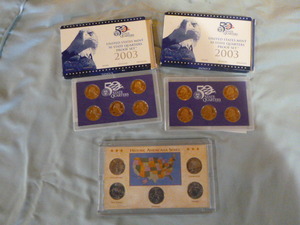 lot 159 image: U.S. State Quarters Proof Sets