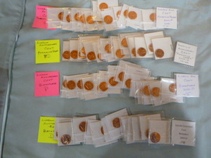 lot 163 image: Lincoln Centennial Pennies