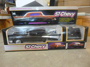 lot 170 image: New Bright 57 Chevy Battery Operated Remote Control Car
