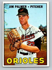 lot 40D image: Jim Palmer 1967 Topps #475 Vintage Baseball Card
