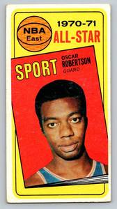 lot 76 image: Oscar Robertson 1970-71 Topps #114 NBA East All-Star Vintage Basketball Card