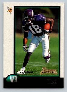 lot 88A image: Randy Moss RC 1998 Bowman #182 Rookie Minnesota Vikings Football Card