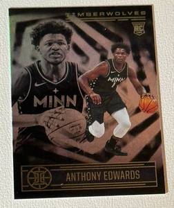 lot 36 image: Anthony Edwards RC 2020-21 Illusions #152 Rookie Minnesota Timberwolves Basketball Card