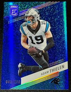 lot 106 image: Adam Thielen 299 2023 Donruss Elie Status #5, numbered 041299, Minnesota Vikings Football Card