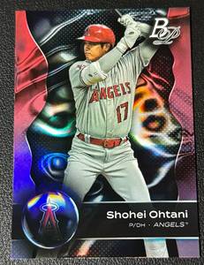 lot 43A image: Shohei Ohtani Foil 2023 Bowman Platinum #68 Baseball Card