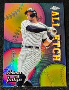 lot 91A image: Aaron Judge Refractor Insert 2024 Topps All Etch #CAE-6 Baseball Card