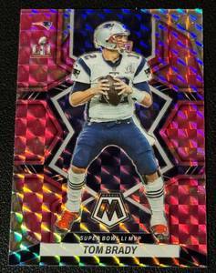 lot 99A image: Tom Brady 2022 Pink Mosaic Prizm #292 Football Card