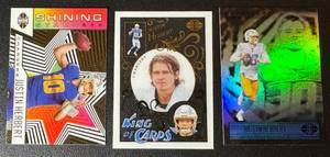 lot 126 image: Justin Herbert 3 Card Football Lot