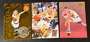 lot 131 image: Steve Nash 3 RC Lot - Rookie Basketball Cards