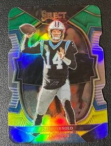 lot 106A image: Sam Darnold Die Cut Concourse 2022 Select Prizm #33 Minnesota Vikigns Football Card