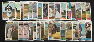 lot 44B image: 50 Card 1974 Topps Vintage Baseball Lot