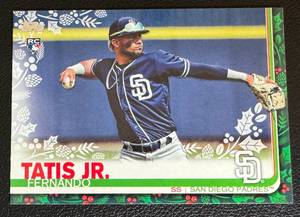 lot 51C image: Fernando Tatis Jr. RC 2019 Topps Holiday #HW126 Rookie Baseball Card