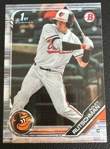 lot 53B image: Adley Rutschman RC 2019 Bowman 1st #BD-1 Rookie Baseball Card