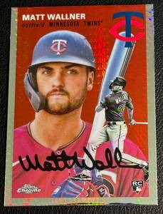 lot 58C image: Matt Wallner RC Refractor 2023 Topps #111 Minnesota Twins Baseball Card