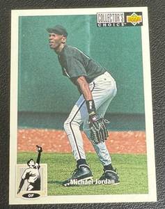 lot 61C image: Michael Jordan Baseball RC 1994 Upper Deck Collectors Choice #23 Rookie Card