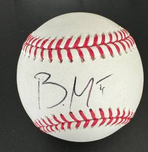 lot 59D image: Brandon Marsh Signed OMLB Manfred Baseball with JSA COA