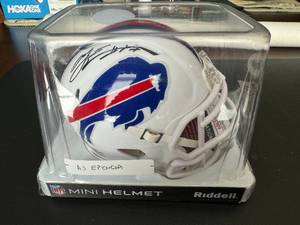 lot 47D image: AJ Epenesa Signed Mini Helmet with JSA COA - Buffalo Bills Football