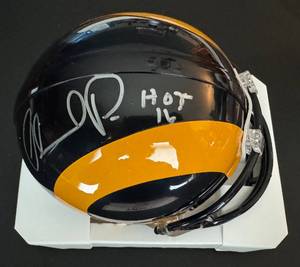 lot 16D image: Orlando Pace Signed Mini Helmet with Tristar COA - St. Louis Rams Football