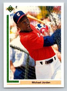 lot 15C image: Michael Jordan RC Baseball 1991 Upper Deck SP1 Rookie Baseball Card