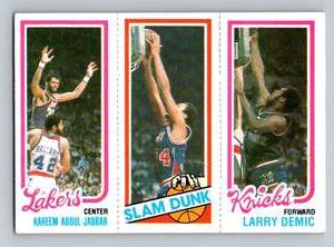 lot 17C image: 1980 Topps Kareem Abdul-Jabbar #135 Vintage Basketball Card