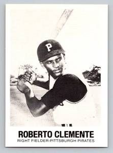 lot 18C image: Roberto Clemente 1977 TCMA Renata Galasso #41 Vintage Baseball Card
