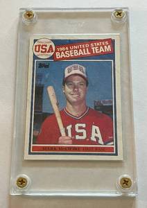 lot 16C image: Mark McGwire RC 1985 Topps #401 Team USA Rookie Baseball Card
