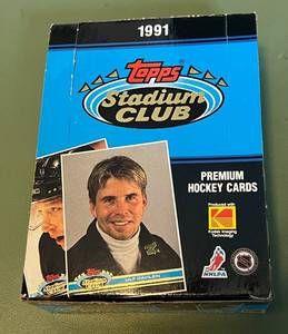 lot 24D image: 1991 Topps Stadium Club 36 Pack Box - Hockey Cards