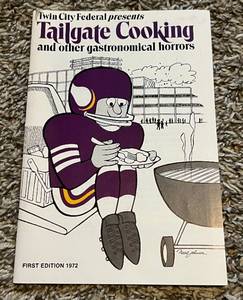 lot 154 image: 1972 Minnesota Vikings Vintage Tailgate Cooking Booklet - Football