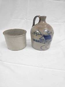 Jug and small crock