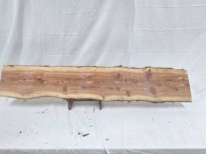 Red Cedar Live Edge slab