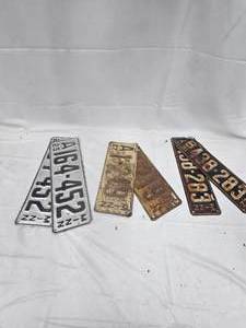 Vintage License Plates