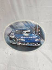 Race Car Metal Sign