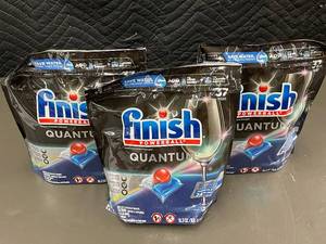 lot 57 image: 1.6 - Finish Powerball Quantum Dishwasher Detergent Tablets - 3 Packs